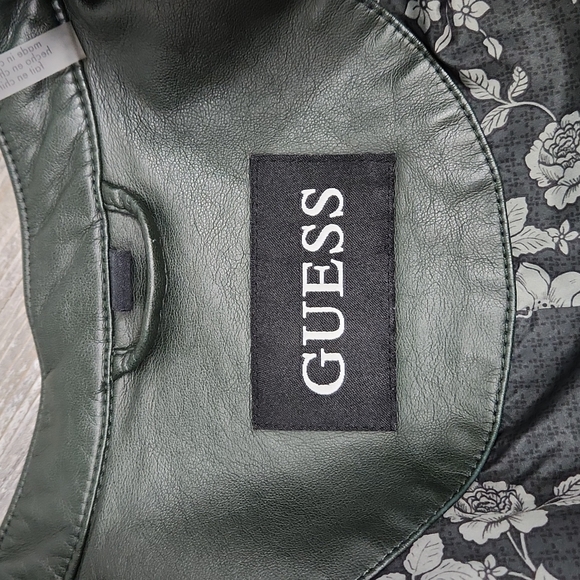 Guess Green Moto Jacket - Picture 10 of 13